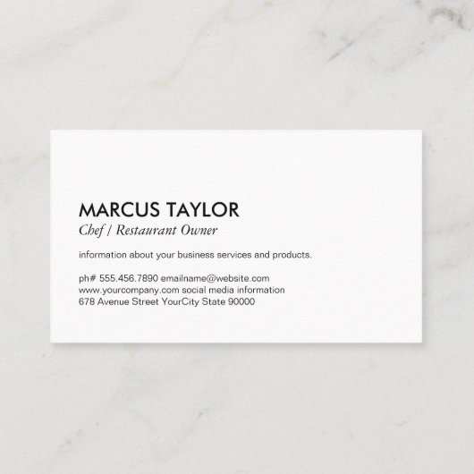 健康フルーツ野菜ナッツと魚 名刺 (裏面)