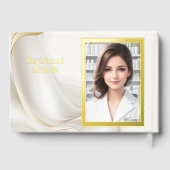 健康プロフェッショナル卒業写真リアルフォイル ゲストブック (裏面)