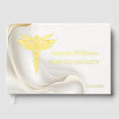 健康プロフェッショナル卒業写真リアルフォイル ゲストブック (正面)