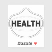 健康マスクのビニールシール シール (シート)