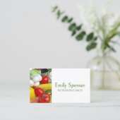 健康ミニマル生活/栄養士カード 名刺 (スタンド正面)