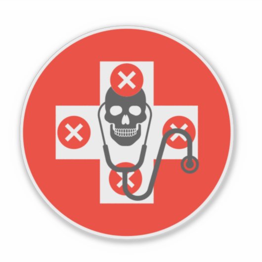 健康上の危険 シール (正面)