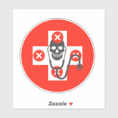 健康上の危険 シール (シート)