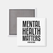健康上の問題はスティグマを終了するメンタルヘルス認識 マグネット (正面/裏面)