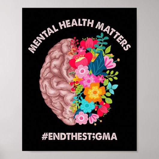 健康上の問題認識度月End The Stigma ポスター (正面)