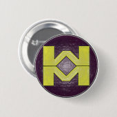 健康人Pin 缶バッジ (正面&裏面)