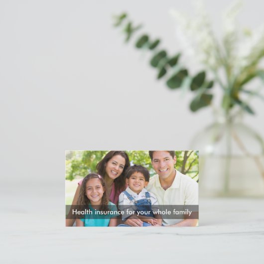 健康保険の数々のなラインRep 名刺 (スタンド正面)