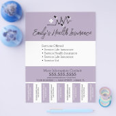 健康保険ライフナース催涙事業B チラシ (シングル)