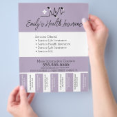 健康保険ライフナース催涙事業B チラシ (手)