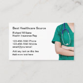 健康保険医療担当者 名刺 (正面)