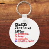 健康先生クイズ…ジョーク キーホルダー (正面)