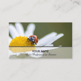 健康前向きな幸福のラッキーなラディバグ 名刺