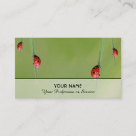 健康前向きな幸福のラッキーなラディバグ 名刺