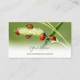 健康前向き福祉バスのラッキーなラディバグ 名刺