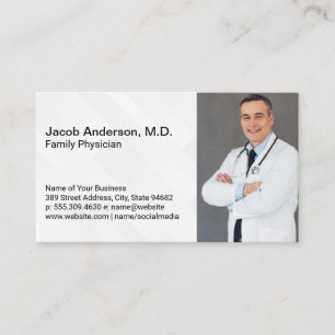 健康労気に働者 Medical Doctorテンプレート 名刺