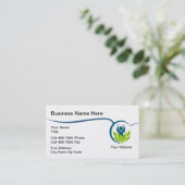 健康医療の身体的健康 名刺 (スタンド正面)