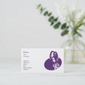 健康名刺のテンプレート 名刺 (スタンド正面)