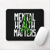 健康問題がスティグマと闘うメンタルヘルスの意識 マウスパッド (マウス)