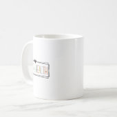 健康問題脳の病気メンタルヘルス障害 コーヒーマグカップ (正面左)