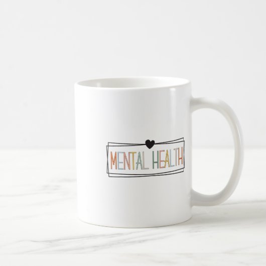 健康問題脳の病気メンタルヘルス障害 コーヒーマグカップ (右)