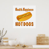 健康幸福ホットドッグ ポスター (キッチン)