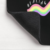 健康引用文ヒーリングはリニアレインボーではない マウスパッド (コーナー)