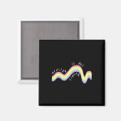 健康引用文ヒーリングはリニアレインボーではない マグネット (正面/裏面)