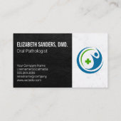 健康応急処置の記号 | 医学 | 歯科 名刺 (裏面)