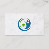 健康応急処置の記号 | 医学 | 歯科 名刺 (正面)