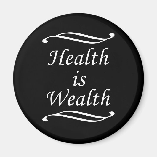 健康意欲を起こ生活のフレーズ マグネット (正面)