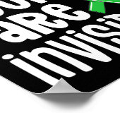 健康意識 一部の傷は見えない ポスター (角)