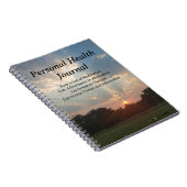 健康日誌・医学日誌 ノートブック (右側)