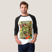 健康栄養野菜の果物 Tシャツ (正面フル)