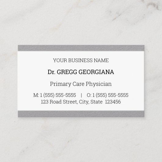 健康気にプロフェッショナル名刺 名刺 (正面)