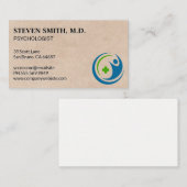 健康気に | 医師のロゴ 名刺 (正面/裏面)