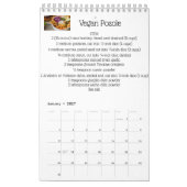 健康的なメキシコ料理 カレンダー (1月 2027)