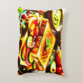 健康的な出会い寛大な：グリルチーズの喜び アクセントクッション (裏面(縦))