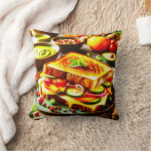 健康的な出会い寛大な：グリルチーズの喜び クッション (ブランケット)