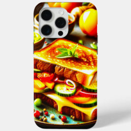 健康的な出会い寛大な：グリルチーズの喜び iPhone 15 PRO MAXケース