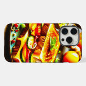 健康的な出会い寛大な：グリルチーズの喜び iPhoneケース (裏面横)