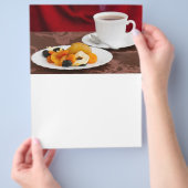 健康的な朝食 チラシ (手)