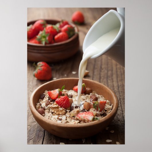 健康的な朝食 ポスター (正面)