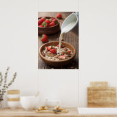 健康的な朝食 ポスター (キッチン)