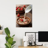 健康的な朝食 ポスター (ホームオフィス)