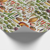 健康的な生活は野菜を生産する ラッピングペーパー (角)