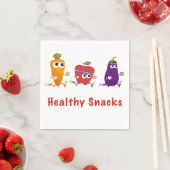 健康的な軽食 スタンダードカクテルナプキン (インサイチュ)