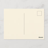 健康的に食べて幸せに - 果物と野菜 ポストカード (裏面)