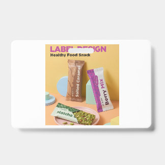 健康的食品 スナック A ヘルシーなロゴデザインの上 バッジ