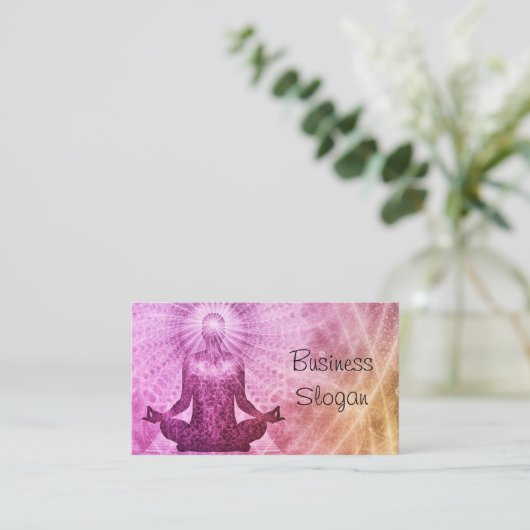 健康瞑想 名刺 (スタンド正面)