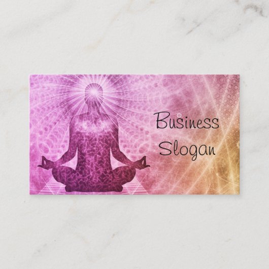 健康瞑想 名刺 (正面)